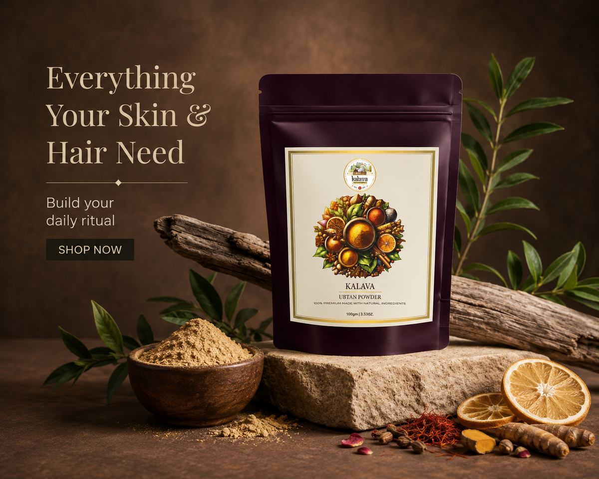 Kalava Ubtan Powder | Natural Skincare for a Daily Glow