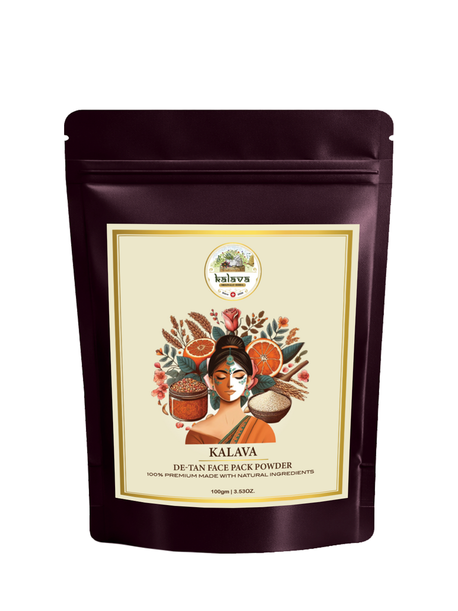 Kalava De-Tan Face Pack Powder