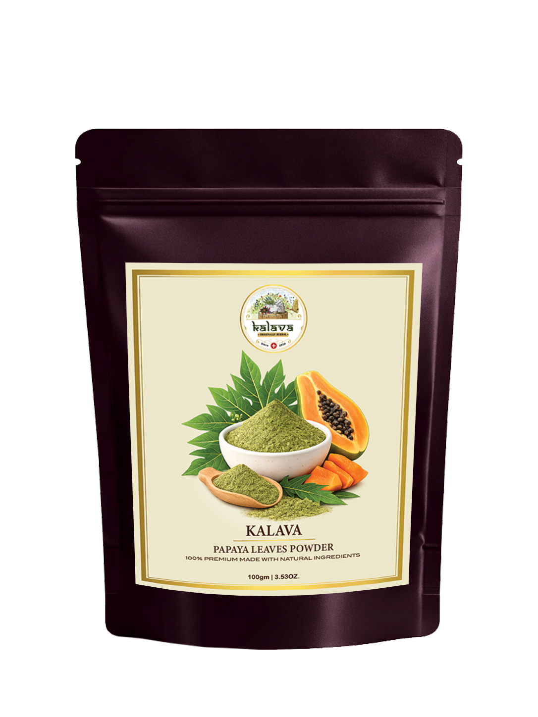 Kalava Papaya Leaf Powder