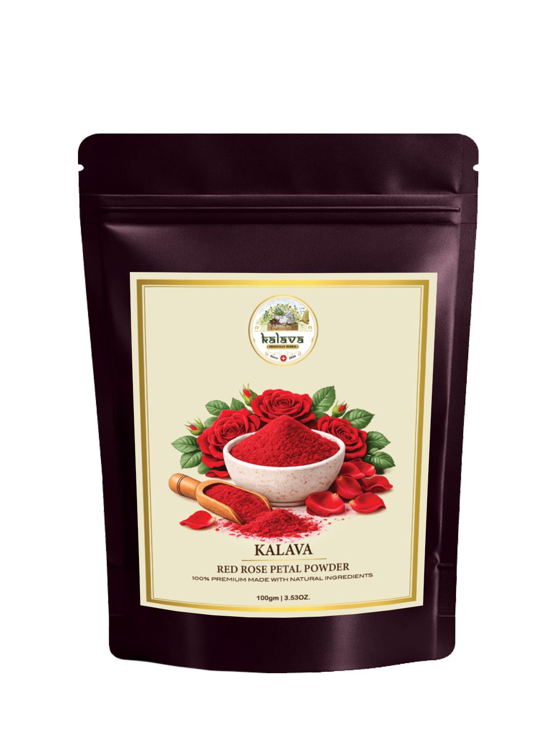 Kalava Red Rose Petal Powder
