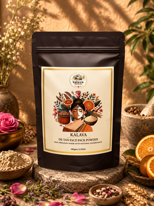 Kalava De-Tan Face Pack Powder