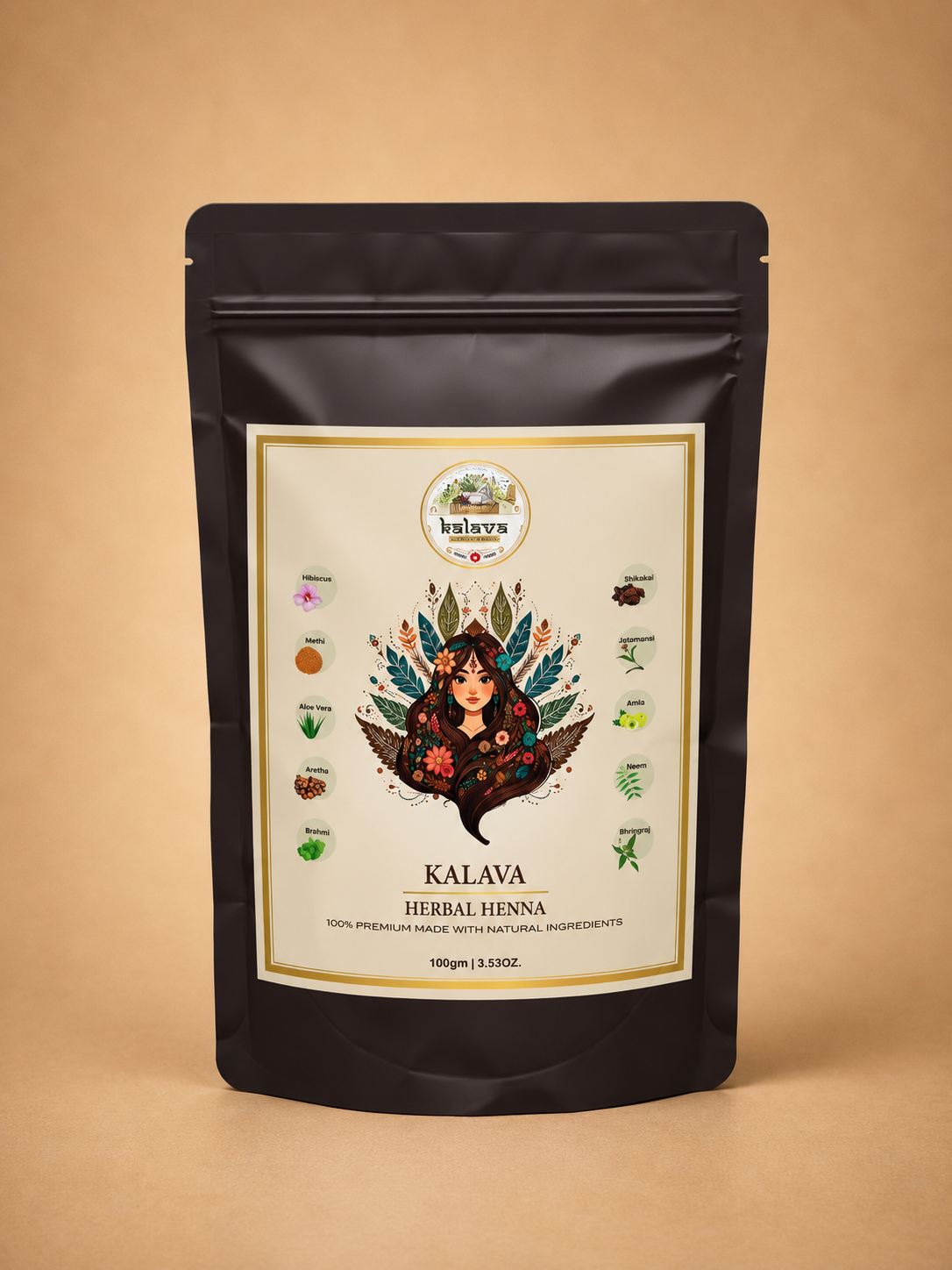 Kalava Herbal Henna Powder