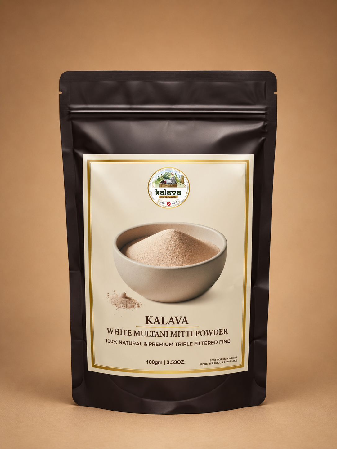 Kalava White Multani Mitti Powder