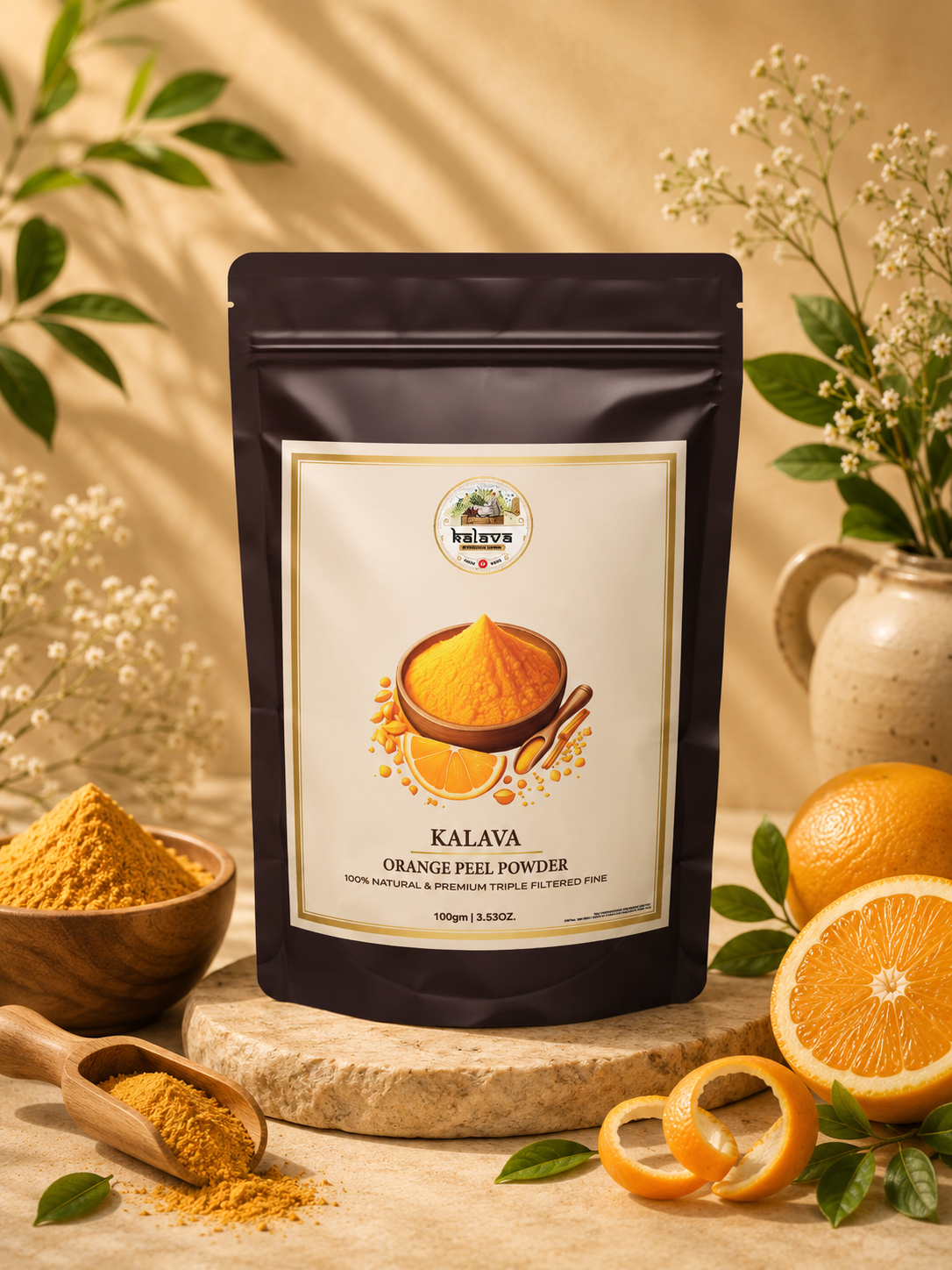 Kalava Orange Peel Powder
